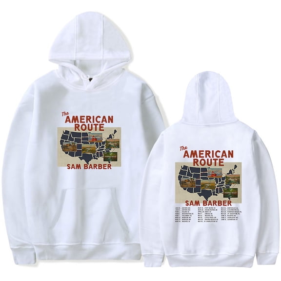Sam Barber The American Route Tour 2026 Hoodies Women Men Casual Long Sleeve Sweatshirt Clothes