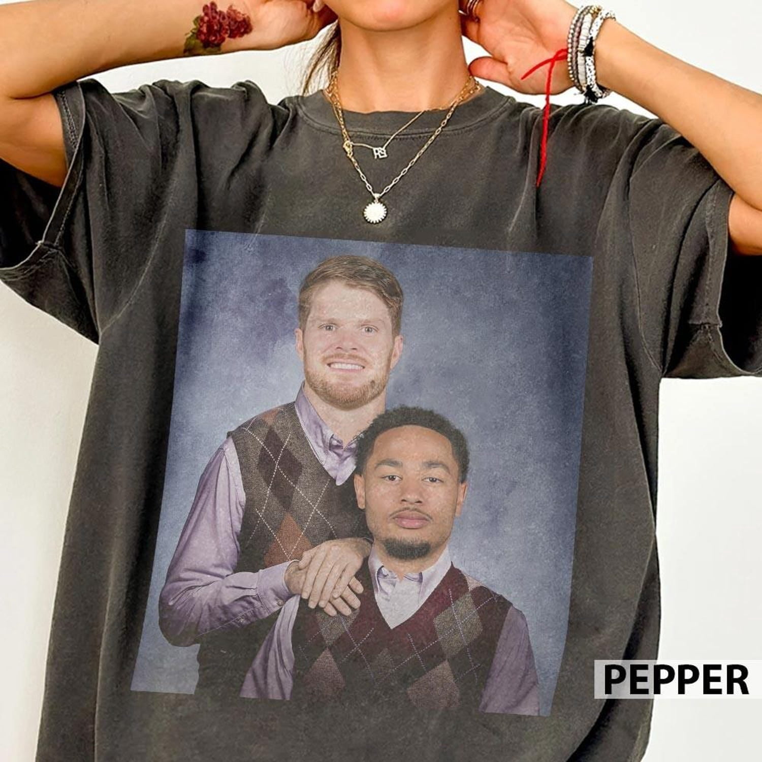 Seattle Bro Sam Darnold Jaxon Smith-Njigba Football Shirt, Seattle Step Bros Tee ...