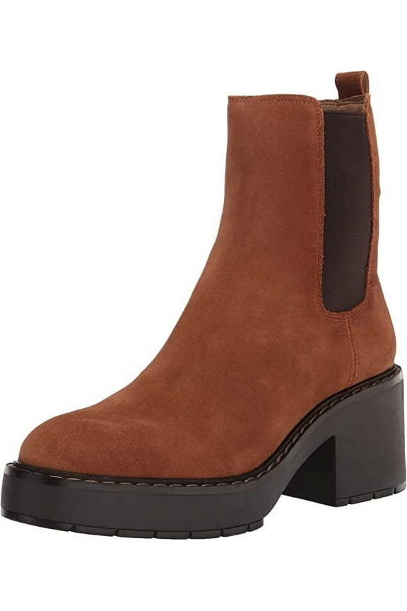 Women's Anderson Chelsea Boot Frontier Brown Suede 9M