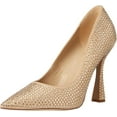 thumbnail image 1 of Sam Edelman Antonia Sesame Glitz Pointed Toe Slip On Spool Heel Fashion Pumps (Sesame Glitz, 10.5), 1 of 6