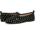 thumbnail image 1 of Sam Edelman Ari Black Suede Gem Slip On Pointed Toe Flexible Ballet Flats (Black Suede, 5), 1 of 6