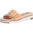 thumbnail image 1 of Sam Edelman Ariane Natural Sand Open Toe Wedge Platform Leather Slides Sandals (Natural Sand, 8), 1 of 6