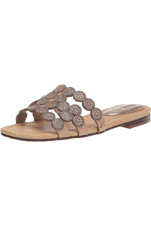 Women's Bay Sandal Gold Leaf Marche Embellishment 6.5M