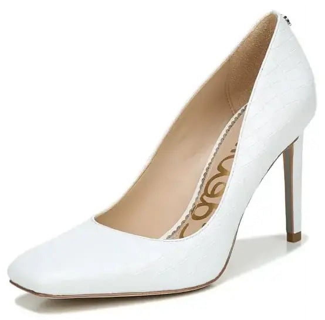 Sam Edelman Beth Bright White Stiletto Heel Pointed Toe Slip On Fashion  Pumps (Bright White, 7.5) - Walmart.com
