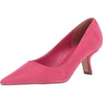 thumbnail image 1 of Sam Edelman Bianka Dahlia Pink Pointed Toe Kitten Heel Slip On Fashion Pumps (Dahlia Pink, 6), 1 of 6