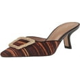 thumbnail image 1 of Sam Edelman Brit Brown Multi Kitten Heel Slip On Pointy Toe Fashion Pumps (Brown Multi, 7.5), 1 of 6