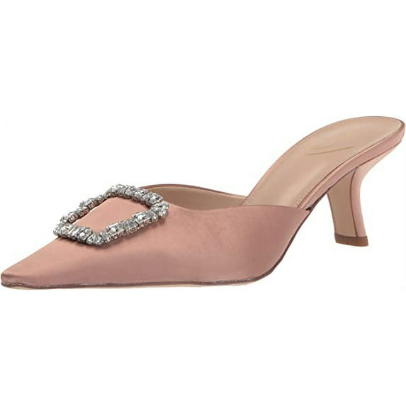 Sam Edelman Brit Jewel Soft Praline Kitten Heel Slip On Pointy Toe Fashion Pumps (Soft Praline, 5.5)