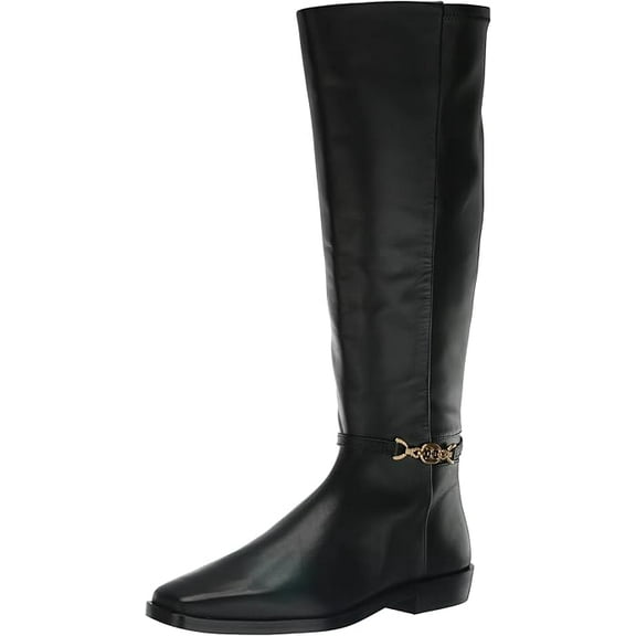 Sam Edelman Women's Clive Knee High Boot Black Leather Athletic Calf 7M