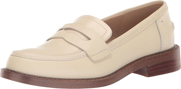 Sam Edelman Colin Modern Ivory Leather Slip On Rounded Toe Classic ...