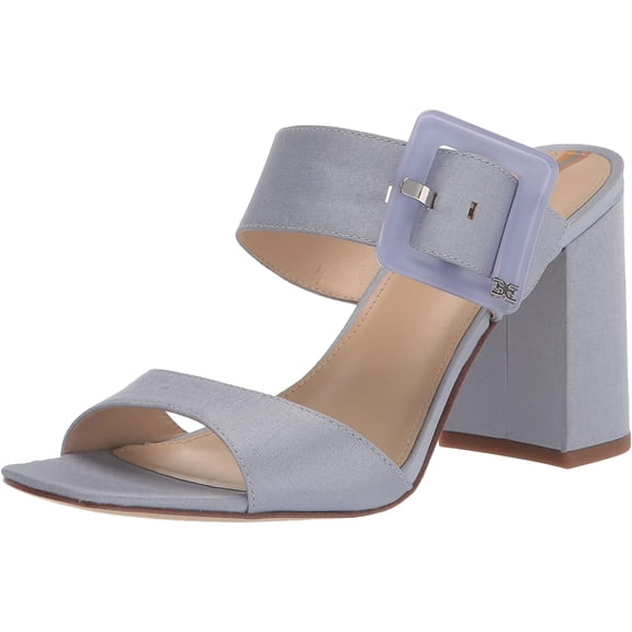 Sam Edelman Dalton Women's Oslo Blue Satin Sandals 11M
