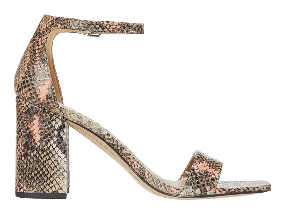 Peach block heels 2025