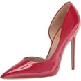 thumbnail image 1 of Sam Edelman Delores Ruby Red Pointed Toe Stiletto Heel Slip On Fashion Pumps (RUBY RED, 9.5), 1 of 3