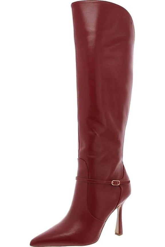 Women's Elia Pointed Toe Knee High Boot Cabernet Red 6.5M