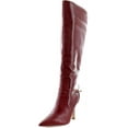 thumbnail image 1 of Sam Edelman Women's Elia Pointed Toe Knee High Boot Cabernet Red Wide Calf 8M, 1 of 6