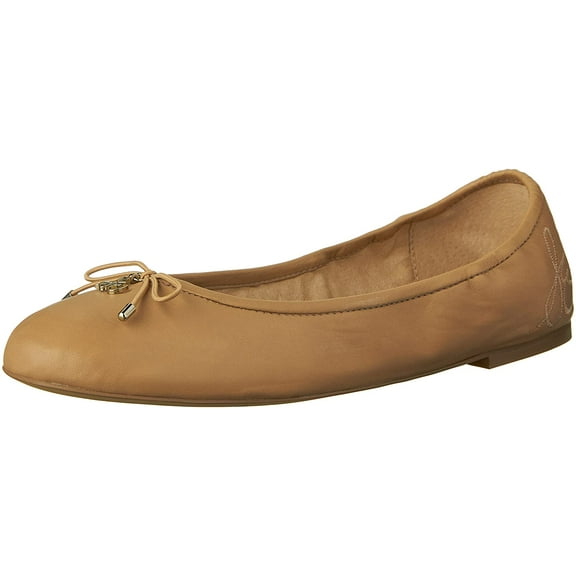Sam Edelman Women's Felicia Ballet Flats Beige Leather 9M