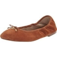 thumbnail image 1 of Sam Edelman Felicia Mustard Slip On Rounded Toe Bow Detail Flexible Ballet Flats (Mustard, 8), 1 of 6