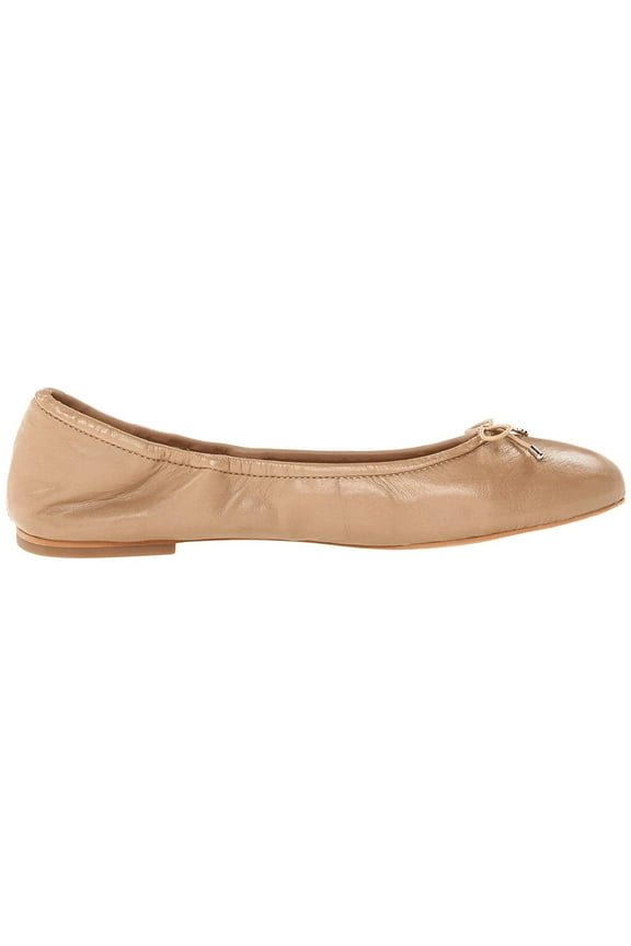 Women's Felicia Ballet Flats Beige Leather 13M