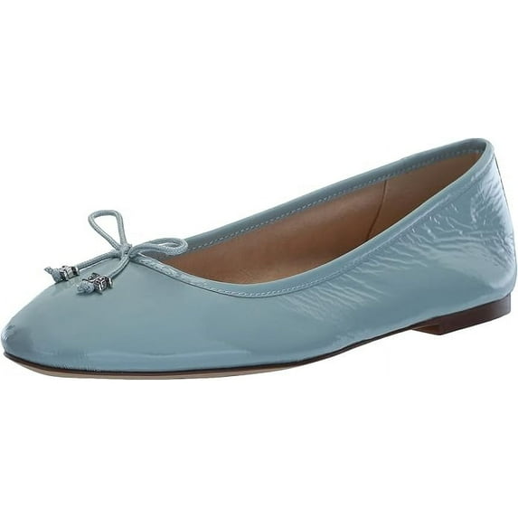 Sam Edelman Felicia Robin Egg Blue Slip On Rounded Toe Flexible Ballet Flats (Robin Egg Blue, 6.5)