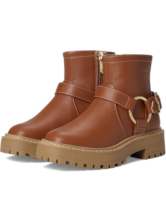 Girl's Lucianna Marie Ankle Boot Cognac 5 Big Kid