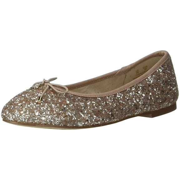 Sam Edelman Girls Felicia Mini Ballet Flat Big Kid 8-12 Years 3 Big Kid Champagne