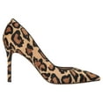 thumbnail image 1 of Sam Edelman Hazel New Nude Leopard Stiletto Heel Pointy Toe Slip On Wide Pumps (New Nude Leopard, 10), 1 of 6