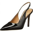 thumbnail image 2 of Sam Edelman Arie Women's Patent Leather Stiletto Heels - Black Mary Jane Pumps, Pointed Toe, Platform 2 of 5
