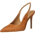 thumbnail image 1 of Sam Edelman Hazel Sling Frontier Brown Pointed Toe Stiletto Heel Fashion Pumps (Frontier Brown, 10), 1 of 6