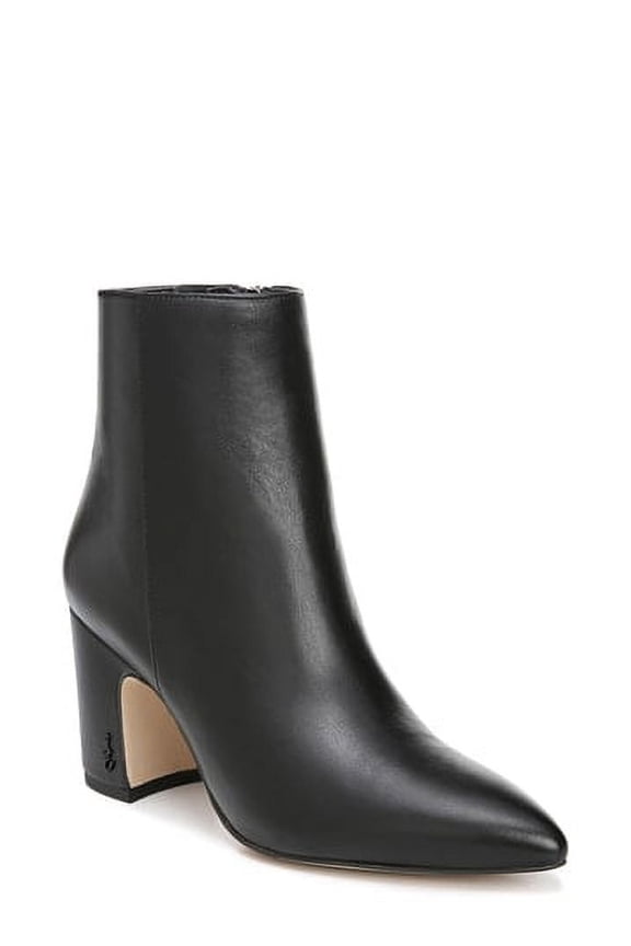 Hilty Ankle Booties Black Leather 5M