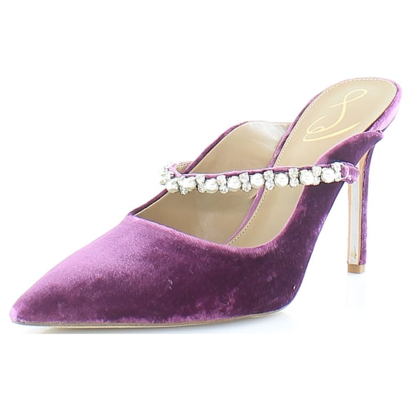 Sam Edelman Women's Hyland Mule Pumps Deep Orchid 8M