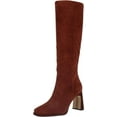 thumbnail image 1 of Sam Edelman Issabel Warm Chestnut Squared Toe Block Heel Fashion Knee High Boots (Warm Chestnut, 8), 1 of 6