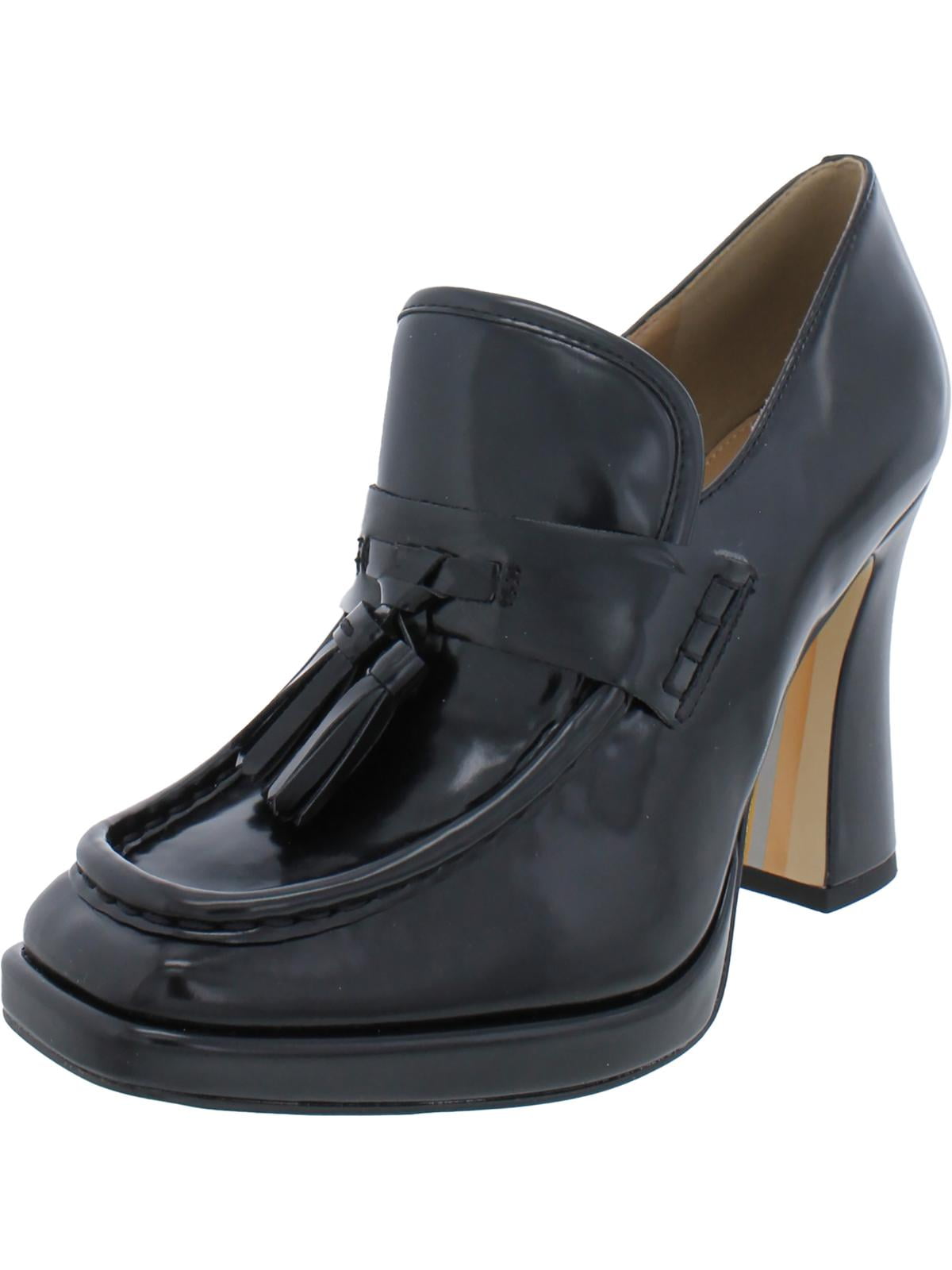 Ardore Black Genuine Leather Heeled Loafer – Aerosoles