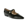 thumbnail image 1 of Sam Edelman Jene Mary Jane Black Button Vamp Strap Pointed Toe Low Heel Flats (Black, 8), 1 of 3