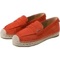 thumbnail image 1 of Sam Edelman Kai Tigerlily Suede Fashion Slip On Rounded Toe Casual Loafers (Tigerlily, 5), 1 of 6