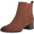 thumbnail image 1 of Sam Edelman Kaiti Walnut Brown Block Heel Round Toe Pull On Fashion Ankle Boots (WALNUT BROWN, 6), 1 of 6