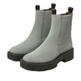 thumbnail image 1 of Sam Edelman Laguna Mineral Green Leather Chelsea Moto Rounded Toe Pull On Boot (Mineral Green, 7.5), 1 of 6