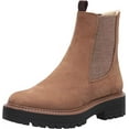 thumbnail image 1 of Sam Edelman Laguna Tobacco Leather Chelsea Moto Rounded Toe Pull On Ankle Boots (Tobacco, 6), 1 of 6