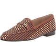 thumbnail image 1 of Sam Edelman Laurel Saddle Multi Slip On Almond Toe Fashion Leather Loafers (Saddle Multi, 6), 1 of 6