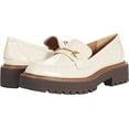 thumbnail image 1 of Sam Edelman Laurs Ivory Rounded Toe Slip On Chunky Heel Leather Loafers (Ivory, 7.0), 1 of 1