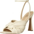 thumbnail image 1 of Sam Edelman Lavendar Modern Ivory Ankle Strap Square Open Toe Spool Heel Sandals (Modern Ivory, 10), 1 of 6