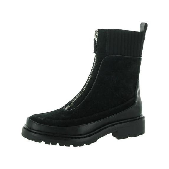 Sam Edelman Leone Alpine Green Front Zipper Round Toe Chelsea Ankle Boots (Alpine Green, 5.5)