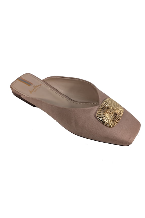 Lin Radiant Women's Rose Satin Mule 7M