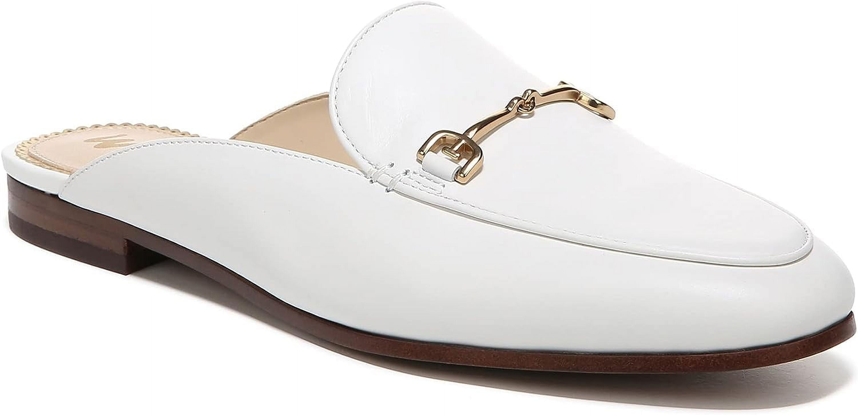 Sam Edelman Linnie Women's White Leather Mule 7.5W - Walmart.com