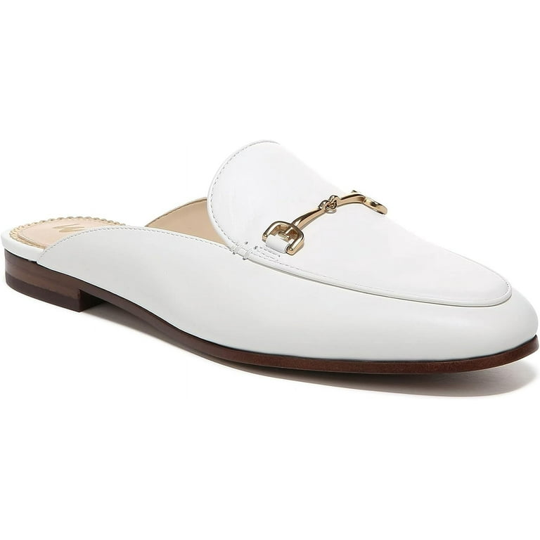 Mules Shoes Ladies White Leather Mules Buy White Women's Flats The