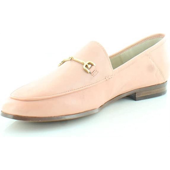 Sam Edelman Loraine Cali Rose Almond Toe Slip On Stack Heel Fashion Wide Loafers (Cali Rose, 8)
