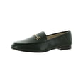 thumbnail image 1 of Sam Edelman Loraine Deep Emerald Pebbled Croco Almond Toe Slip On Fashion Loafer (Deep Emerald Pebbled Croco, 8), 1 of 3