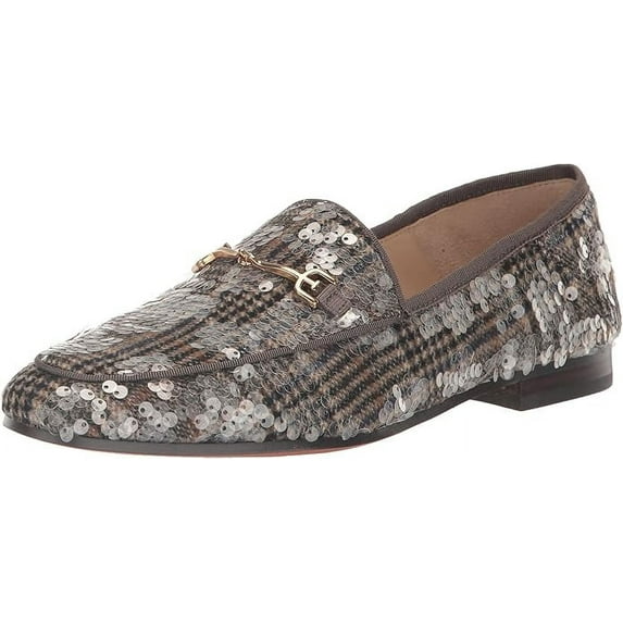 Sam Edelman Women's Loraine Grey Tweed Multi Loafer 6.5M