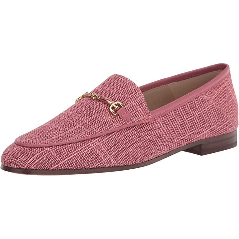 Sam Edelman Loraine Orchid Flower Almond Toe Fashion Loafer Pink Sam Edelman Loraine Orchid Flower Almond Toe Slip On Stacked  main image 4