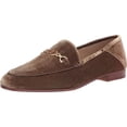thumbnail image 1 of Sam Edelman Loraine Prima Mushroom Leather Slip-On Chain Detail Vamp Loafers (Mushroom, 10.5), 1 of 6