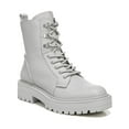 thumbnail image 1 of Sam Edelman Lue Pebble Grey Chunky Heel Rounded Toe Lace Up Ankle Combat Boots (Pebble Grey, 7.5), 1 of 3
