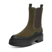 Sam Edelman Womens Lulia Chelsea Boots Alpine Green Suede 6M
